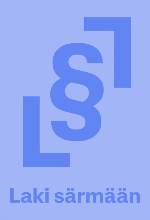 Laki särmään -logo